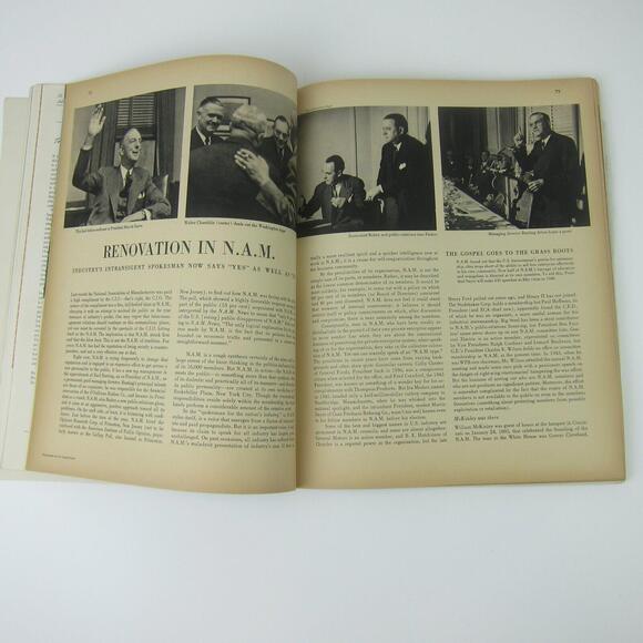 Vintage FORTUNE Magazine July 1948 Packard, Buick,  Cadillac, Bell & Howell Ads - Picture 12 of 16